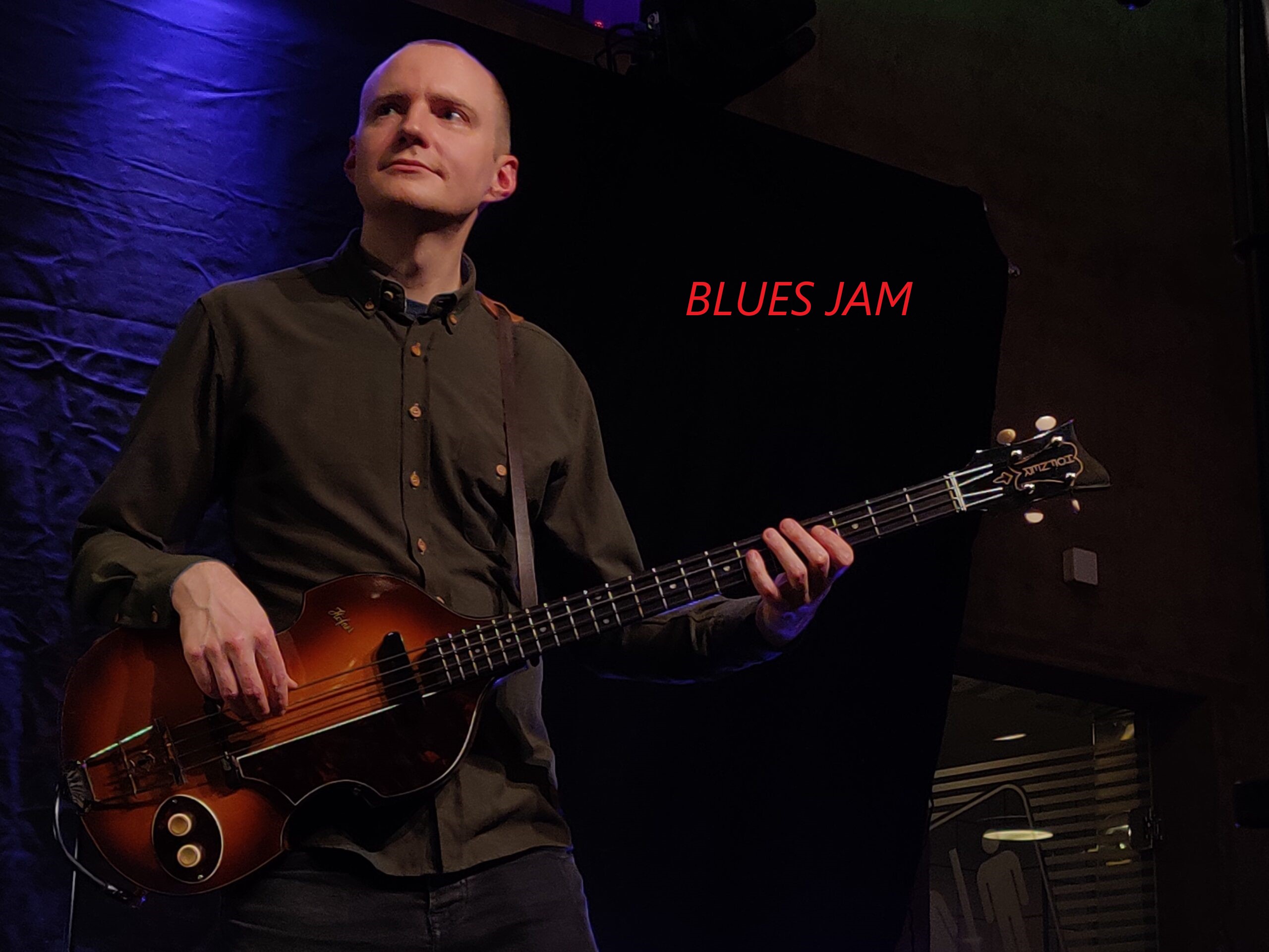 Blues Jam ved Hans Knudsen, Marc Chain, Laust Krudtmejer og Carsten Milner.

